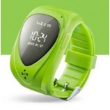 Классик Детские часы телефон с GPS трекером и СИМ зелёные (часофон) 