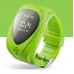 "Классик" Детские часы телефон с GPS трекером и Сим-картой ребенку для садика, зелёные