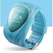 Классик Детские часы телефон с GPS трекером и СИМ голубые (часофон) 
