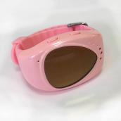 Малыш Детские часы телефон с GPS трекером для девочки розовые