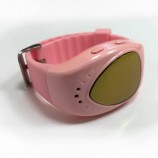 Малыш Детские часы телефон с GPS трекером для девочки розовые
