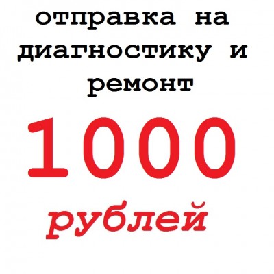Оплата 1000 руб отправка в сервис