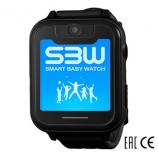 Smart Baby Watch SBW X детские часы с GPS черные