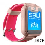 Smart Baby Watch SBW X детские часы с GPS розовые